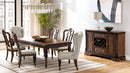 Upholstered Wing Host Chair - Light Gray