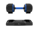 Adjustable Dumbbell - 55lb x2 Dumbbell Set of 2 with Anti-Slip Handle, Fast Adjust Weight by Turning Handle with Tray, Exercise Fitness Dumbbell Suitable for Full Body Workout