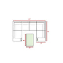 Outdoor Wicker Sectional With Weather Resistant Cushions And Table by Unique Piece Furniture