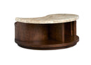 McPherson - Round Cocktail Table With Casters - Burnt Umber by Unique Piece Furniture