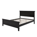 Mid-Century Modern Wood Platform Bed, Queen Size by HouseOfZazla