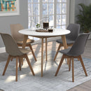 Round Dining Table - White by HouseOfZazla