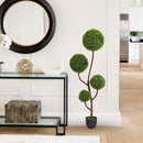 2025 High quality green plant trees for indoor outdoor decoration artificial boxwood topiary ball tree 150cm 1pcs/set