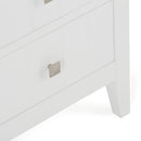 Acadian - 4 Drawer Floor Storage Cabinet - Pure White by HouseOfZazla