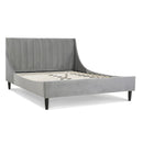 Aspen - Vertical Tufted Modern Headboard Platform Bed Set by Unique Piece Furniture