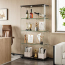 Display Cabinet With Shelf Double Doors And Lock by Unique Piece Furniture
