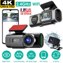 Dual Channel Car Dash Cam with Front 4K & Rear 1080P by LJGDeals