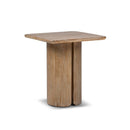 Sonoma - Square Pedestal Side Table - Antique Brown by HouseOfZazla