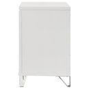 Marmore 2-drawer Nightstand Bedside Table White