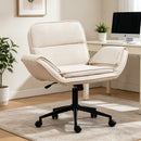 Criss Cross Swivel Desk Chair With Adjustable Armrests & Wheels For Home Office by HouseOfZazla