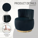 360 Degree Swivel Cuddle Barrel Accent Sofa Chair by Unique Piece Furniture