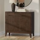Harper - Entryway Storage Cabinet - Walnut Brown by HouseOfZazla