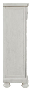 Robbinsdale - Five Drawer Chest - Antique White