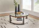 Frazwa - Round Cocktail Table - Multi