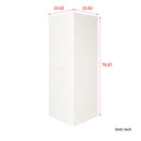 White Corner Kitchen Pantry Cabinet