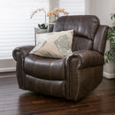 Wide Standard Manual Glider Recliner by Unique Piece Furniture