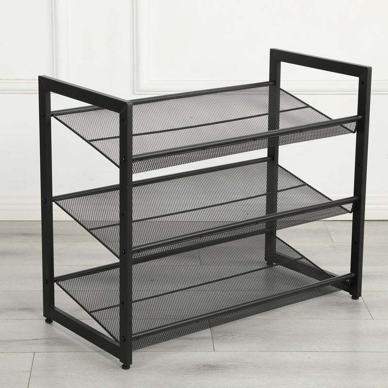 3-Tier Adjustable Shoe Rack