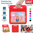 Protective Case Fit For iPad 2 3 4 Shockproof Hard Kid Tablet PC Protection Cover W/ Foldable Handle
