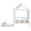 House Bed With Twin Size Trundle, Daybed by HouseOfZazla