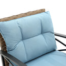 3pcs Rocking Rattan Chair Set in Grey by HouseOfZazla