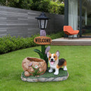 Corgi Dog Planter Garden Decor by HouseOfZazla