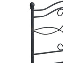 Twin Headboard With Scrollwork Design - Black by HouseOfZazla