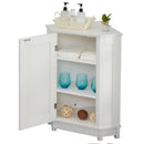 Bathroom Cabinet Triangle Corner Storage Cabinet With Adjustable Shelf Modern Style by HouseOfZazla