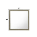 Joanna - Mirror - Weathered Gray by Unique Piece Furniture