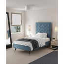 Crosby - Bed With Upholstered Headboard And Slats by HouseOfZazla