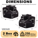 54-Inch Modern-Style Hexagonal Lounge Chair