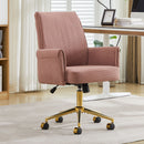 Ergonomic Mid-Back Office Chair With Striped Fabric by HouseOfZazla