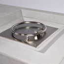 Propane Gas Fire Pit Table, 50000 Btu, Rectangular For Outside - Light Gray by HouseOfZazla
