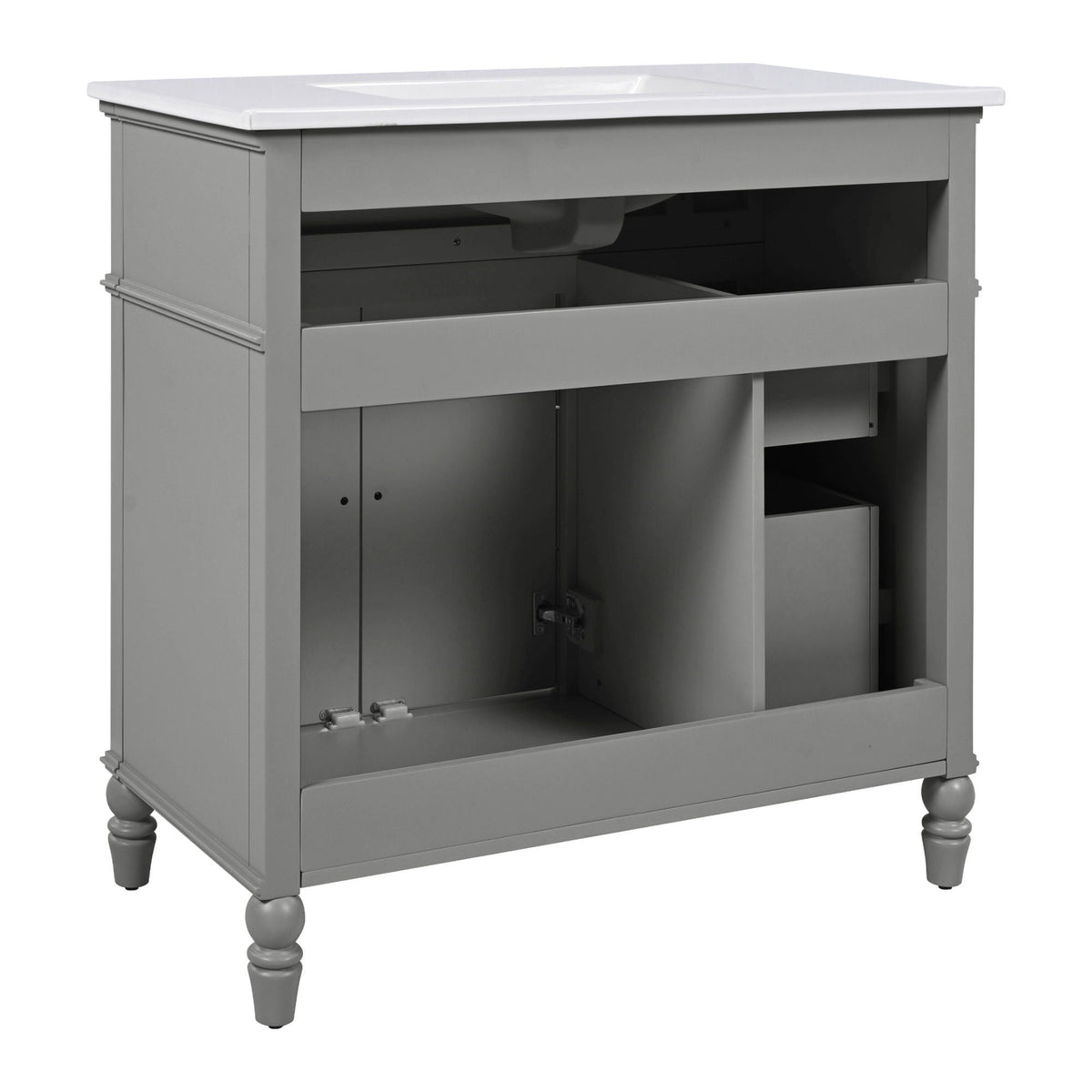 Bathroom Vanity With Sink, Freestanding Cabinet & Drawers, photo 27 of 40