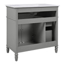 Bathroom Vanity With Sink, Freestanding Cabinet & Drawers by HouseOfZazla