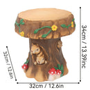 12.6" Resin Squirrel Garden Chair by HouseOfZazla
