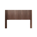 Queen Headboard Only, Fluted Panel Design - Walnut by HouseOfZazla