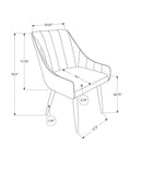Upholstered Side Dining Chair For Dining Room (Set of 2) by HouseOfZazla
