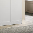 Declan - 3 - Door Wardrobe Cabinet Armoire With Storage Shelves And Hanging Rod - White by Unique Piece Furniture