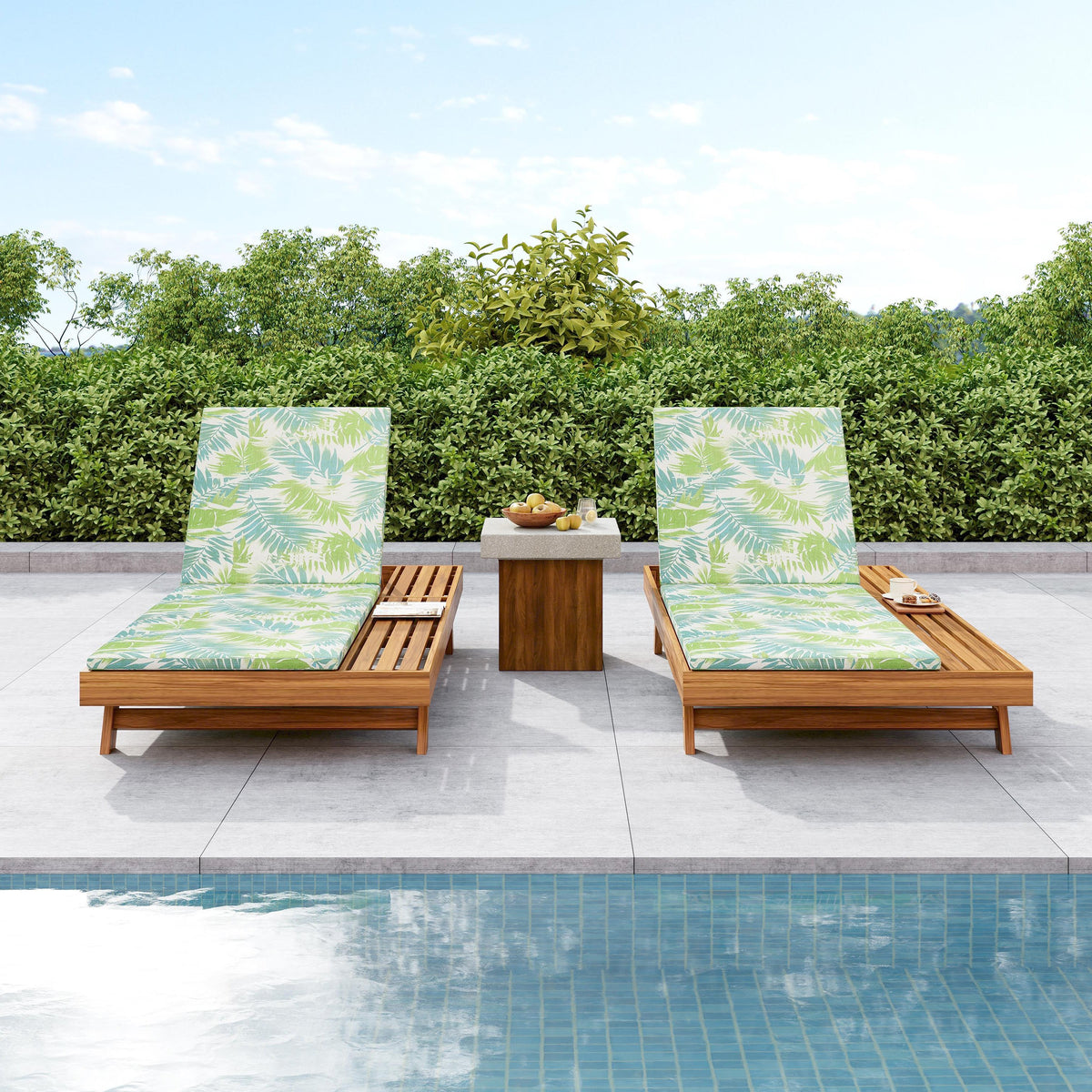Lounge Chaise Set with Water-Resistant Cushions, photo 5 of 10