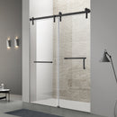 Frameless Single Sliding Shower Door – 60" x 76"