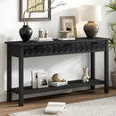 U_Style 58.3'' Fir Veneer Entryway Table