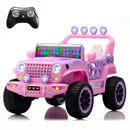 Electric Car With Remote Control, Colorful LED Lights, USB & MP3 by HouseOfZazla