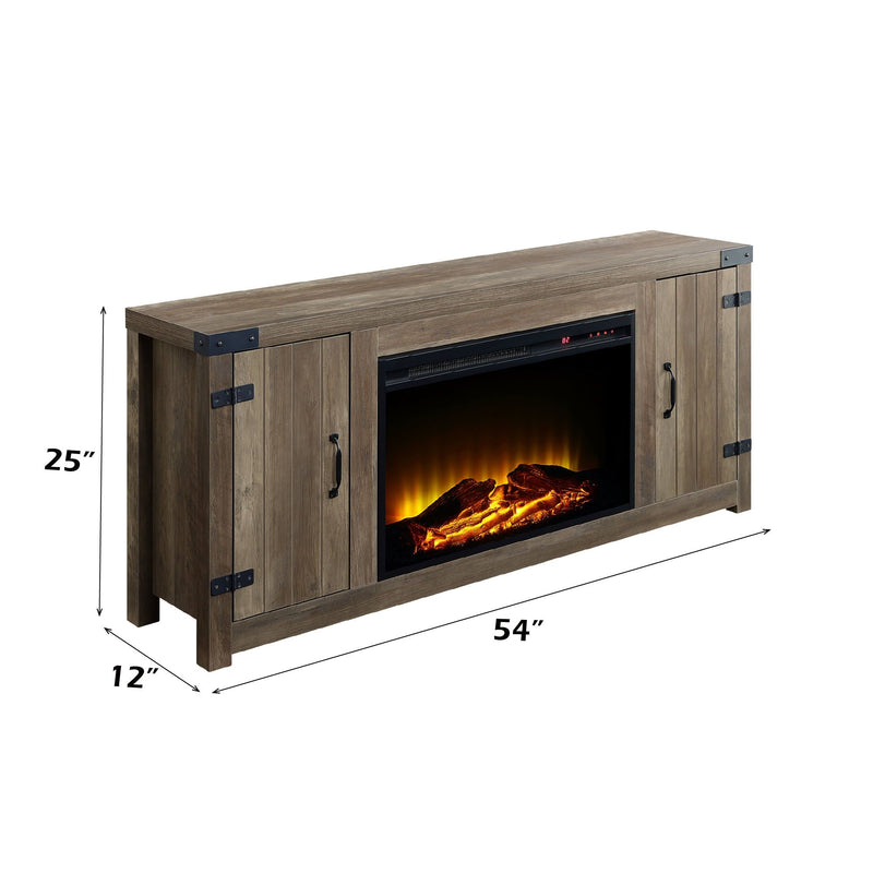 Tobias - Fireplace - Oak / Rustic, photo 4 of 6