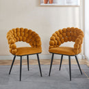 Modern Chair With Tube Legs, Soft Cushions And Comfortable Backrest by Unique Piece Furniture