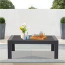 Modern Rectangle Outdoor Coffee Table by HouseOfZazla