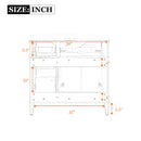 Bathroom Vanity With Sink, Soft Close Doors, 4 Storage Drawers by HouseOfZazla