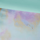 Twin/Twin XL Watercolor Tie Dye Printed Comforter Set with Throw Pillow