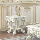 Adara END TABLE Antique White Finish