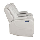 Benz - Power Recliner Set With LED Lighting And USB Charging by HouseOfZazla