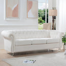 Rolled Arm Chesterfield 3 Seater Sofa by Unique Piece Furniture